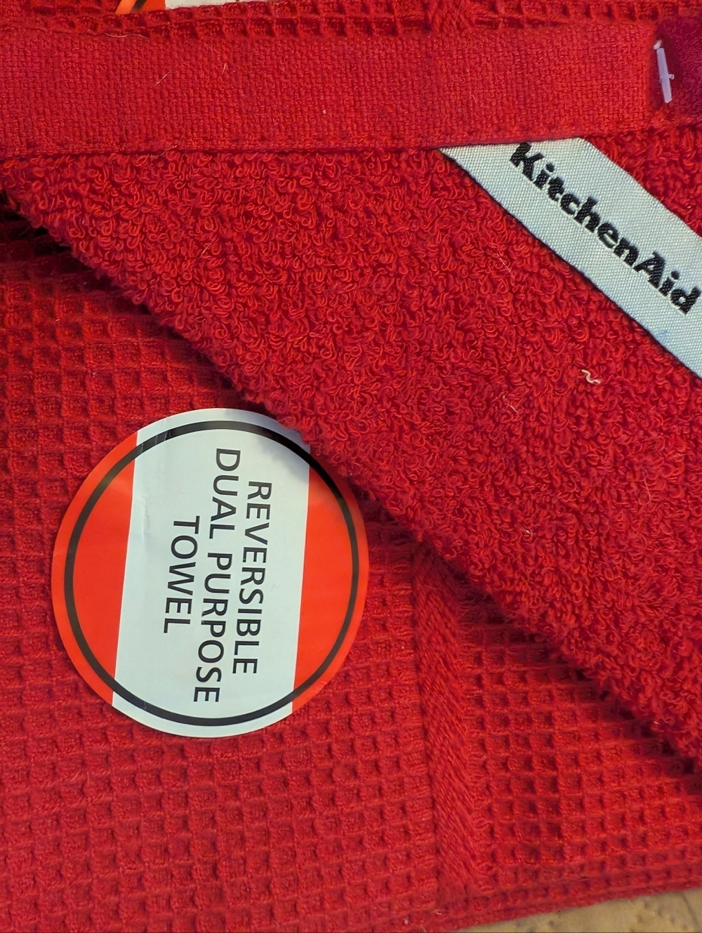 KitchenAid Red Kitchen Towels - Picture 4 of 4